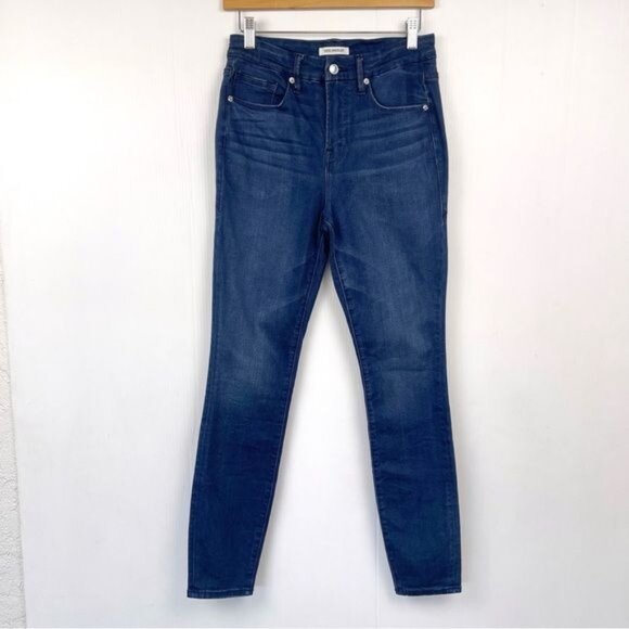 GOOD AMERICAN GOOD LEGS HIGH TISE SKINNY JEANS STYLE: GLI08TOP 28 - Picture 9 of 9